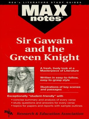 cover image of Sir Gawain and the Green Knight: MAXNotes Literature Guides